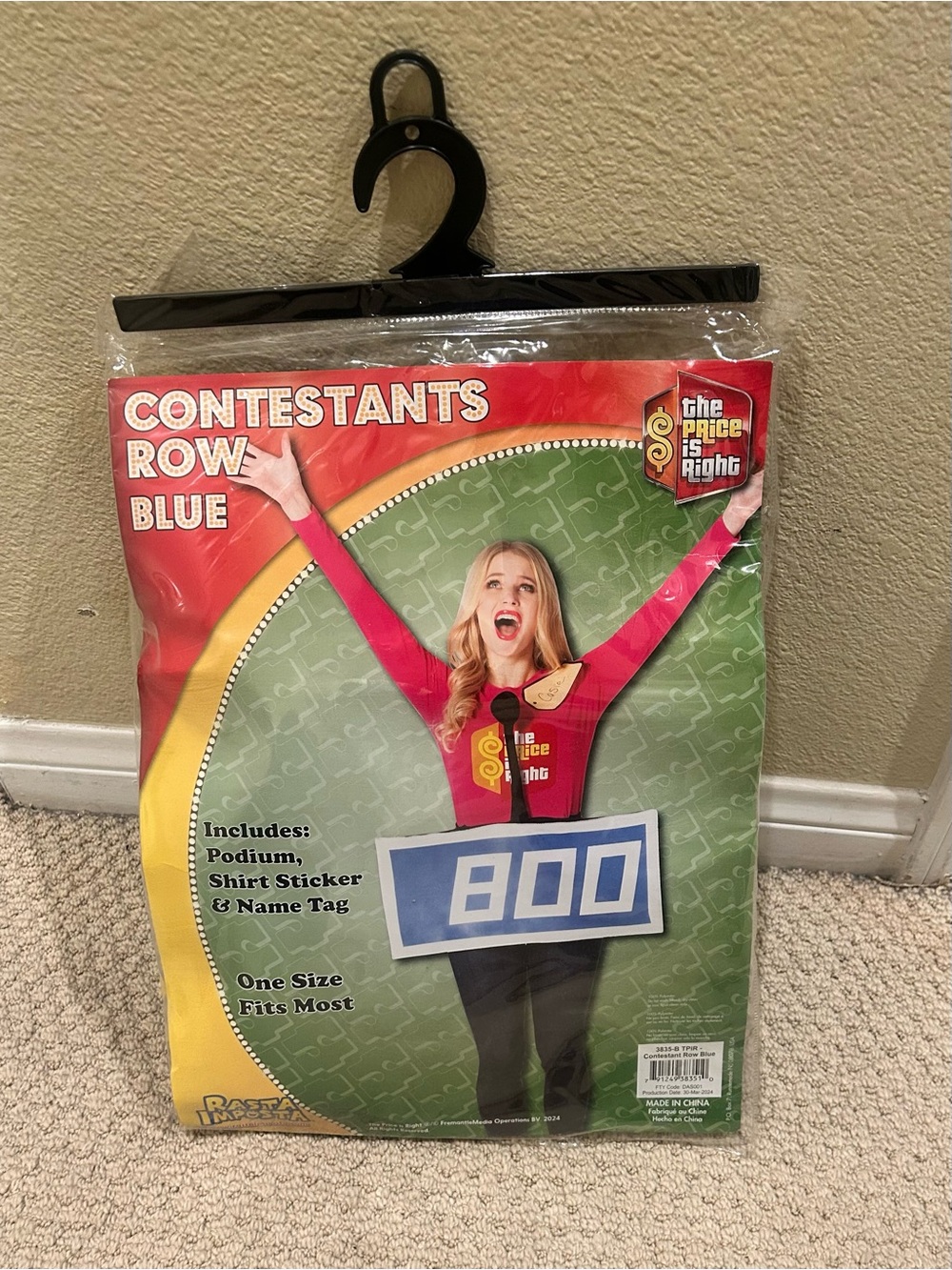 Adult Price is Right Blue Contestant Costume